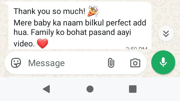 3rd client review